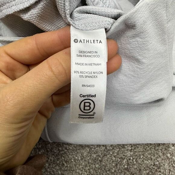 Athleta wander slim grey slit pants size 0 - Picture 4 of 6